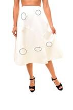 KEEPSAKE Womens Skirt Disillusion Relaxed Fit Stylish White Size S KX150703SK  - £41.57 GBP