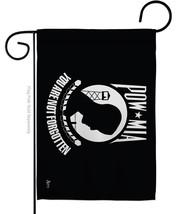 Pow Mia Garden Flag 13 X18.5 Double-Sided House Banner - £17.28 GBP