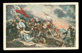 Vintage Postcard Patriotic Military Battle of Bunker Hill Charlestown Mass 1775 - £8.67 GBP