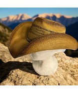 AUTHENTIC NICOL HATS Resin Coated  Straw Western Style Hat Cowboy Cowgir... - $659.52 MXN