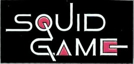 Squid Game Korean TV Series Name Logo Metal Enamel Lapel Pin NEW UNUSED - £6.24 GBP