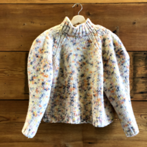 M - Ulla Johnson $575 Mixte Multi Color Wilder Balloon Sleeve Sweater 09... - $165.00