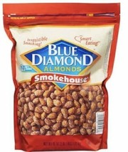 Blue Diamond Smokehouse Almonds 45 Oz Resealable Zipper Bag - £15.71 GBP