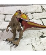 Dinosaur Figure Predator Raptor Tan Yellow Plastic 6” - £11.67 GBP