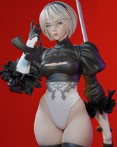 Nier Automata 2b  _Fan Art/Statue Unpainted or Fully Painted(Made on order) - £307.83 GBP+