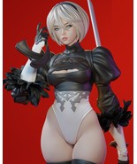 Nier Automata 2b  _Fan Art/Statue Unpainted or Fully Painted(Made on order) - $385.11+