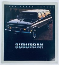 1984 Chevrolet Trucks Suburban Dealer Showroom Sales Brochure Guide Catalog - £7.43 GBP