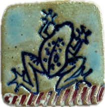 Frog Handmade Ceramic Refrigerator Magnet - $12.00