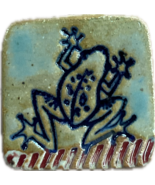 Frog Handmade Ceramic Refrigerator Magnet - $12.00