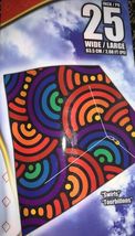 X-Kites ColorMax Large 25" Wide Swirls Diamond-Style Nylon Kite Brand NE... - $9.78