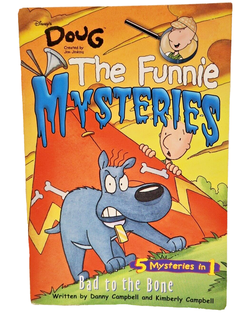 Doug The Funnie Mysteries Bad to the Bone #6 VTG Paperback Book 1st Ed 2000 - $16.00