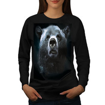 Wellcoda Wild Animal Bear Beast Womens Sweatshirt, Funny Casual Pullover Jumper - £23.86 GBP+