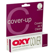  New OXY Cover-Up Acne Pimple Medication Treat Stubborn Pimples 25g X 6 tubes  - £75.49 GBP