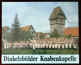 Original Poster Germany Tower Dinkelsbuhl Costume Band - $30.01