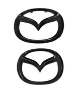 1X Gloss black front grill emblem and 1X rear Trunk badge for Mazda CX-3... - £34.45 GBP