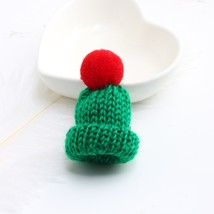25 Colors Mini Cute Hats Pins Colorful  Hat Brooch Hairball Decorate Coat Cloth  - £38.36 GBP