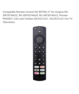 Replacement Remote Control for All Toshiba TV and Insignia Smart TVs wit... - $8.02 CAD