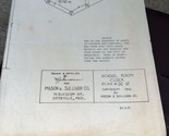 Mason And Sullivan School Room Clock Plan Sc 12 1966 - $5.94