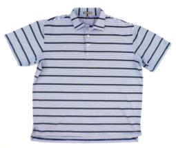 Peter Millar Men&#39;s Polo Shirt XL Summer Comfort Stripes - £18.17 GBP