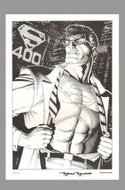 Brian Bolland SIGNED Superman Anniversary DC Comic Art Print 400 Portfol... - $98.99
