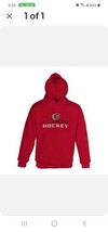 Calgary Flames NHL Team Color Performance Pullover Hoodie Fleece Youth M - £11.65 GBP