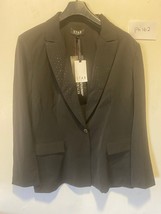 Star By Julien Macdonald Adornado Blazer en Negro Ru 20 Más (PH162) - £33.86 GBP