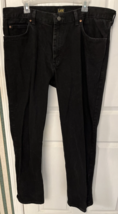 Lee Regular Fit Black Jeans Mens Size 40 X 32 - £14.03 GBP