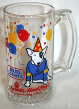 Vintage 1987 SPUDS MACKENZIE Glass Beer Mug Budweiser Bud Light Party An... - $276.42 MXN