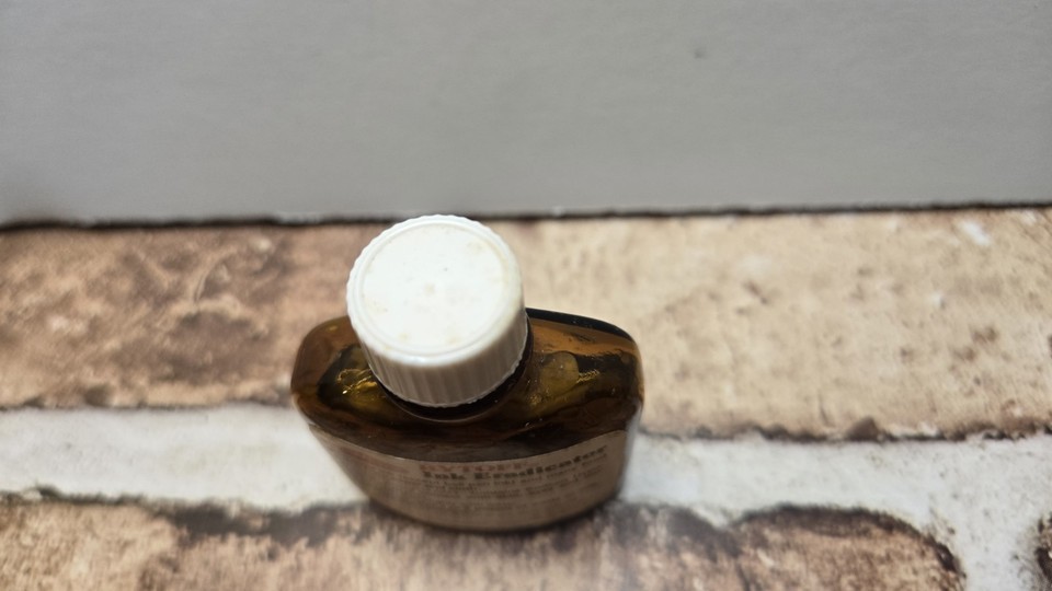 Vintage Brown Glass Bottle CARTER'S RYTOFF INK ERADICATOR 2/3 Full Item image 5