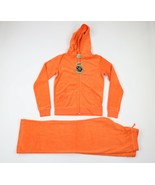 NOS Vintage 90s Juicy Couture Womens Large Terry Cloth Track Suit Orange... - $319.73