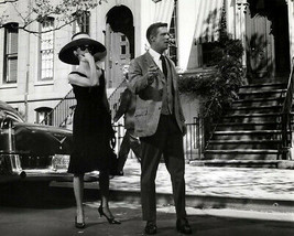 AUDREY HEPBURN whistles cab GEORGE PEPPARD Breakfast at Tiffany&#39;s 24x30 ... - $29.99