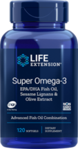 MAKE OFFER! 3 Pack Life Extension Super Omega 3 EPA/DHA  120 gel image 1