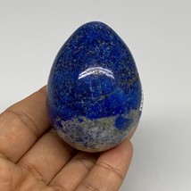 161.9g, 2.3&quot;x1.7&quot;, Natural Lapis Lazuli Egg Polished @Afghanistan, B33312 - £39.21 GBP
