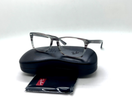 Ray-Ban Optical Rb 5228M 8055 Striped Grey Eyeglasses Frame 56-17-145MM - £62.04 GBP