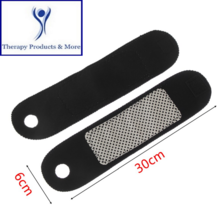1 Pair Black Tourmaline Self-Heating Wrist Brace Bands - Arthritis Pain ... - £9.85 GBP