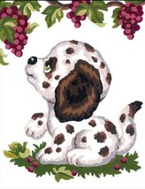 DIY Collection D&#39;Art Dalmatian Puppy Needlepoint Hanging Picture Kit 5&quot; x 7&quot; - £15.94 GBP