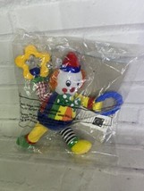 VTG NEW Discovery Toys Sensory Sam Clown Activity Rattle Teether Teething Toy - £27.69 GBP