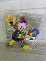 VTG NEW Discovery Toys Sensory Sam Clown Activity Rattle Teether Teething Toy - £27.86 GBP