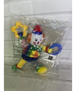 VTG NEW Discovery Toys Sensory Sam Clown Activity Rattle Teether Teethin... - $34.65