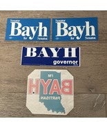 LOT of Evan Bayh Governor Senator Stickers US Senate Indiana Blue Large ... - $190.17 MXN