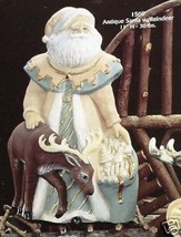 Santa with Deer Ceramic Mold Gare 1569 OUTSTANDING 11&quot; - $94.99