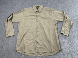 Viyella Shirt Mens XL Beige Wool Blend Button Up Long Sleeve Traditional... - $45.89 CAD
