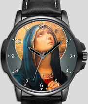Lady Mary Praying Art Stylish Rare Quality Wrist Watch - £42.21 GBP