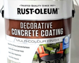 Rust-oleum Decorative Concrete Coating Multi Color Finish Slate Interior... - $31.99