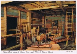 Postcard Carpenter Shop Sainte Marie Among The Hurons Midland Ontario - £2.33 GBP