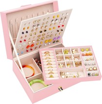 Girls Earrings Jewelry Box For Earrings Necklaces Rings, Girls Stud Earring - £25.40 GBP