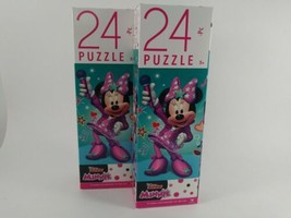 Minnie Mouse 24 Piece Jigsaw Puzzles set of 2 New - £5.76 GBP