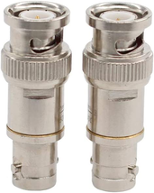 2X Copper Adapter 50Ohm 38.5mm Insert Type BNC Feed Through Terminator - $15.27