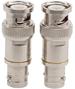 2X Copper Adapter 50Ohm 38.5mm Insert Type BNC Feed Through Terminator - $15.27