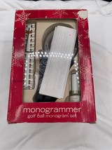 2001 Target Brand Golf Ball Monogrammer Set Original Box Golf Ball Perso... - $11.65